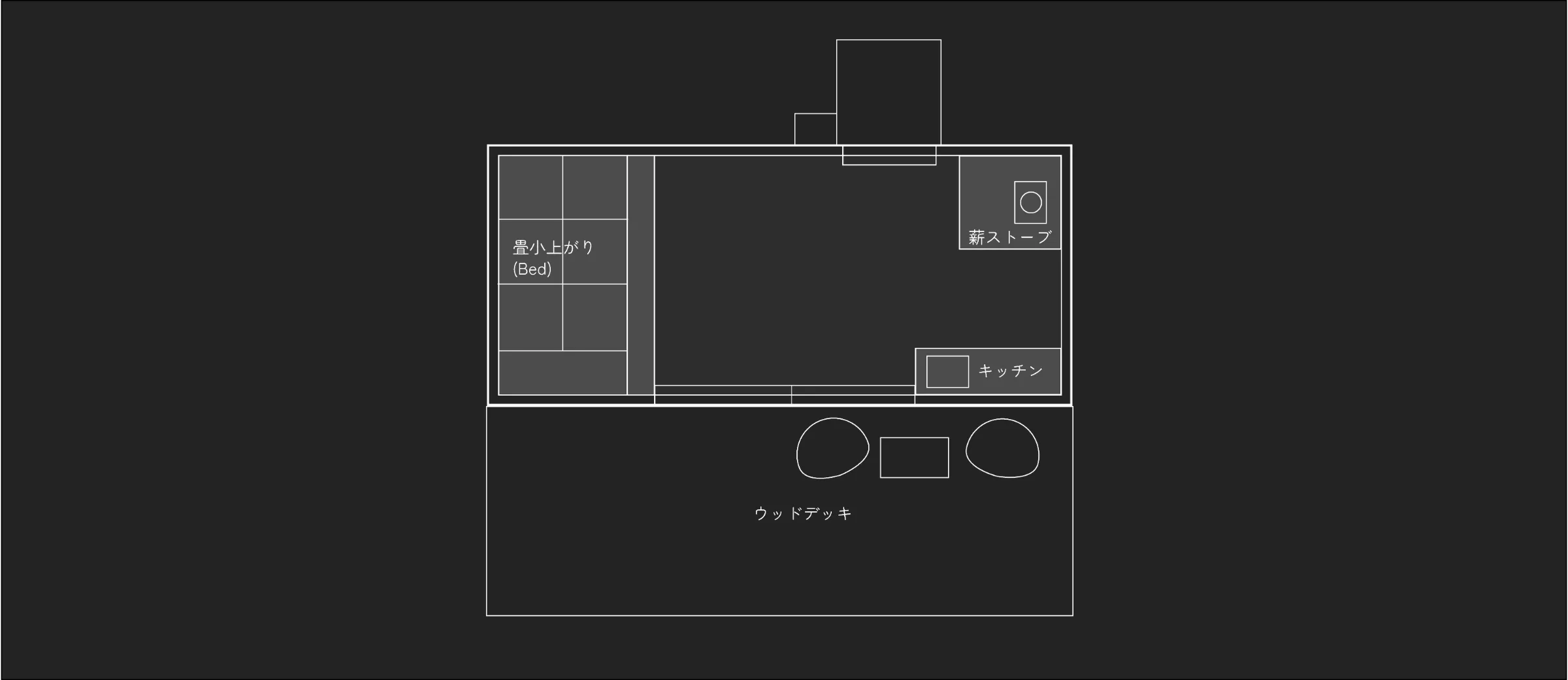 LOOP CABIN S 間取り図